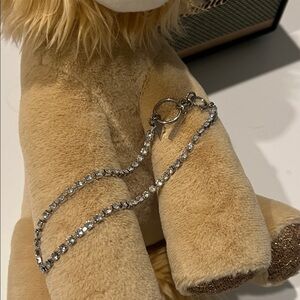 Dazzling Silver Crystal Necklace